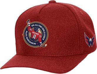 Mitchell & Ness Mens Mitchell & Ness Alexander Ovechkin Red Washington Capitals All Time Goals Pro Crown Adjustable Hat at Nordstrom
