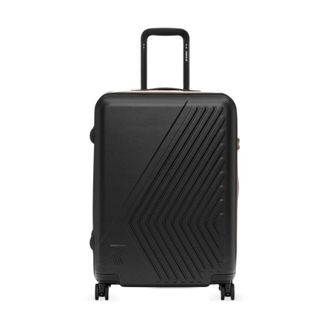 K-Way Eudoxieur Logo Trolley - - Suitcases - Uomo - Nero - ONE SIZE