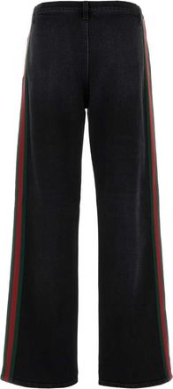 Gucci Womens Low Straight Petite Jeans Black Cotton Elastane