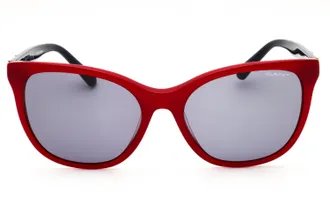 GANT GA8092 Acetate Rectangular Sunglasses - Red