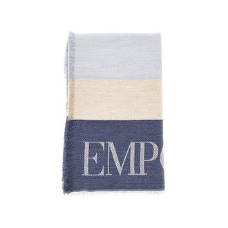 Emporio Armani Jacquard wool-blend scarf Woman One Size