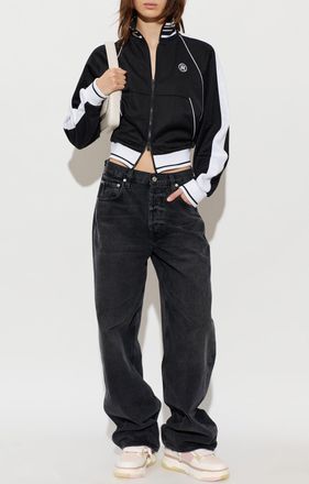 Amiri Sweatshirt With Stand-up Collar, Womens, Black