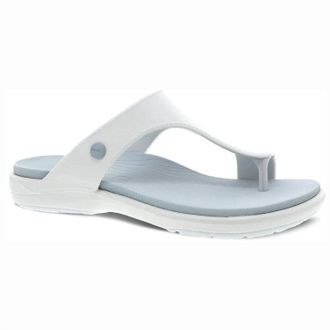 Dansko Womens Krystal Molded Sandals In Pearl