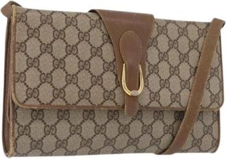 Gucci Pre-owned Cross Body Bags, female, Beige, Size: ONE SIZE Pre-owned Cross Body Bag