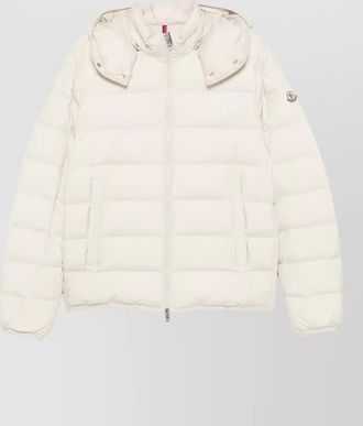 Moncler down hooded short puffer jacket