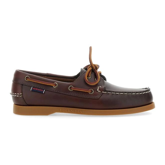 Mocassino Docksides Portland Waxed - female - Sebago - Boat Shoes - Brown - 5 1/2 UK - Shoes