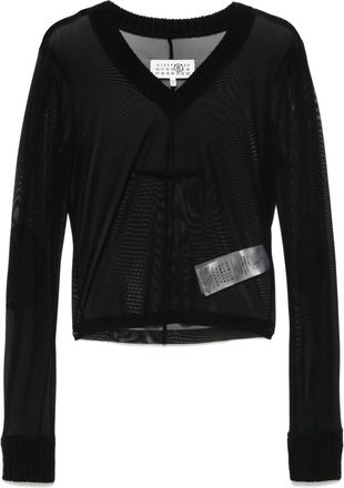 Maison Margiela mesh top - Black