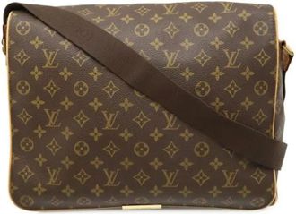 Louis Vuitton Pre-owned Cross Body Bags, female, Brown, Size: ONE SIZE Pre-owned Canvas Cross Body Bag