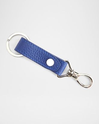 Royce Leather Monogrammed Leather Valet Key Chain