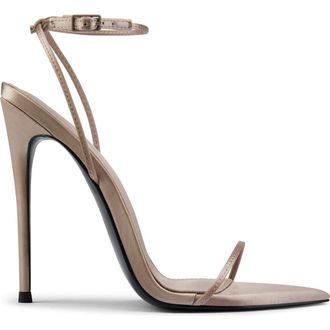 Femme ANDX Sandal in Beige Satin at Nordstrom, Size 9