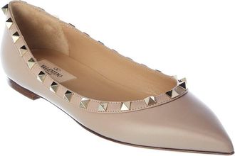 Valentino Rockstud Leather Flat