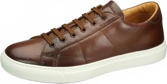 To Boot New York Mens Colton Nappa Sneaker In Brandy