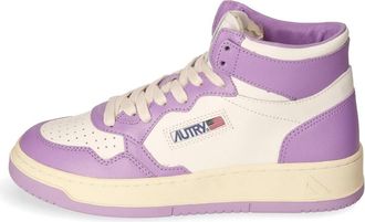 Autry Mid-Cut Sneaker - Dames - Sneakers - Paars - 37 EU - Katoen - Schoenen
