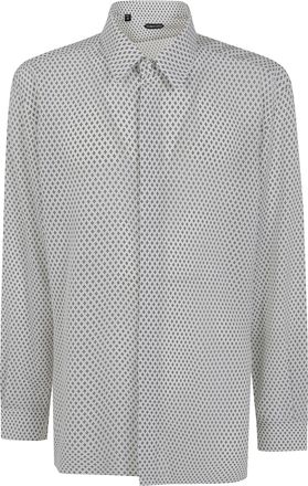 Tom Ford Shirt Fluid Fit Diamond Print