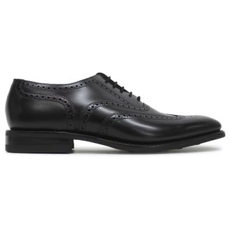 Loake 262 Leather Mens Lace Up Shoes - Black - Size:UK 10.5