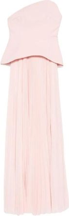 Solace London Gekreukelde strapless peplum-jurk - Dames - Avondkleed - Roze - 2XS - Kleedjes