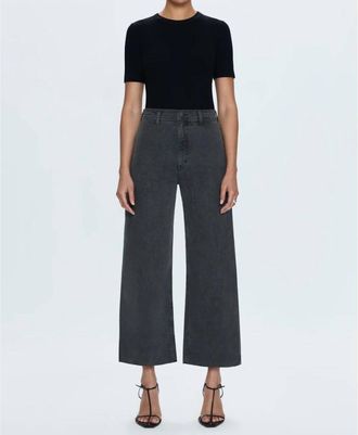 Pistola Denim Penny Crop Pants In Antique Graphite