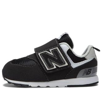 New Balance (TD) New Balance 574 Shoes Black White Grey NW574BK