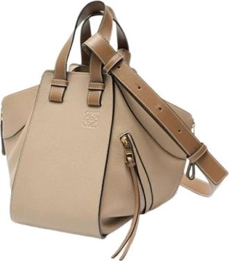 Loewe Pre-owned Schoudertas - Dames - Vintage Handtas - Beige - ONE Size - Leer - Vintage