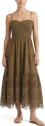 Change of Scenery Cecilia Smocked Tiered Maxi Dress in Martini at Nordstrom, Size X-Small