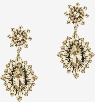 Deepa Gurnani Ohrh&auml;nger aus Kristallen Alianah