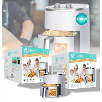 Trade Shop Trade Shop - Friggitrice Ad Aria Elettrica Capacit&agrave; 4,8 Litri Potenza 1200w Con Timer Tx-8250