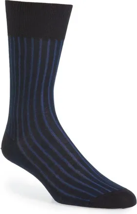 Falke Shadow Cotton Socks in Dark Navy at Nordstrom, Size Medium