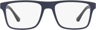 Emporio Armani Authentieke stijlvolle brillen van premium kwaliteit - Heren - Brillen - Blauw - 54 MM - Accessoires