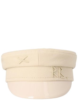 Ruslan Baginskiy KPC0361PS26_CBEIGE Cotton Flat Cap - Beige