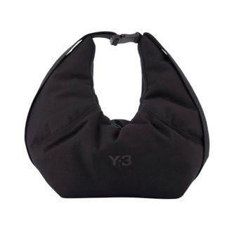 Yohji Yamamoto Crescent Purse - female - Y-3 - Handbags - Black - ONE SIZE - Bags