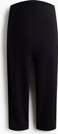 H&M MAMA Caprihose aus Ponte-di-Roma - Schwarz