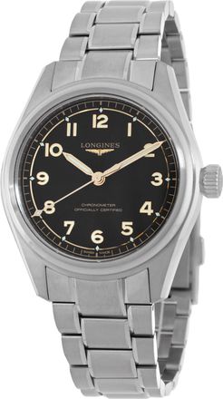 Longines Spirit Pilot Automatic Black Dial Mens Watch L3.809.4.53.6