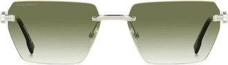 Dsquared2 Sunglasses D2 0102/S 0109 K Silver/Green Unisex