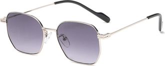 Generic Metal Frame Street Shot Mens and For Womens Sunglasses, Internet Celebrity Outdoor Vacation Sunshade Glasses