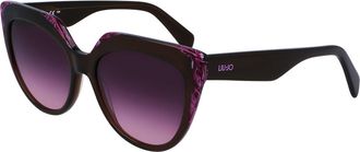 Liu Jo LJ783S 212 Womens Sunglasses Brown Size 55