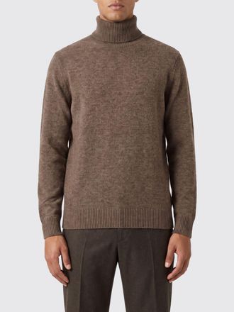 Ballantyne Maglia a dolcevita in misto lana effetto boucl&eacute; a maniche lunghe