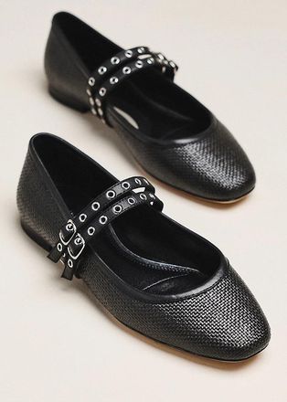 Paige Jackson Raffia Mary Janes