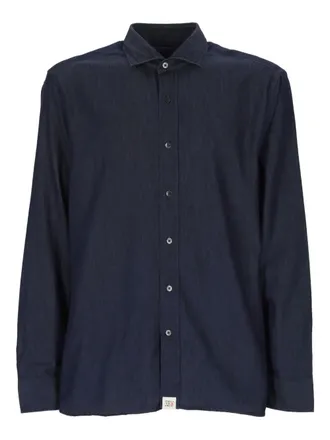Peuterey denim long-sleeves shirt - men - Cotton - L - Blue