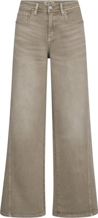 Mos Mosh Wide Jeans - Dames - Loose Fit Jeans - Grijs - W31 - Denim - Jeans
