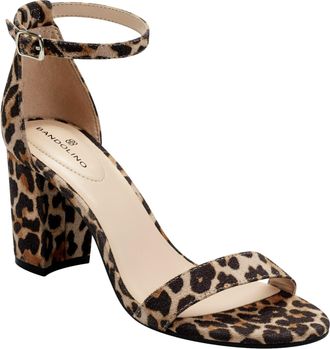 Bandolino Armory Heeled Sandal Beige Multi BNARMORY2-263 Womens