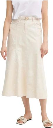 Twinset Donna, Gonne, Beige, M, new