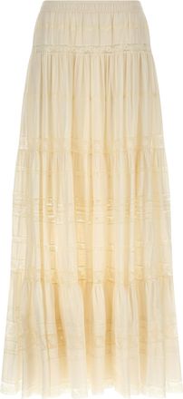 Ermanno Scervino White Cotton Mini Womens Skirt