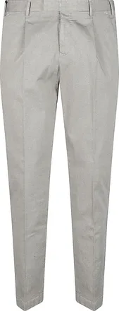 Pantaloni Torino Grey Master Tapered Cotton Pants