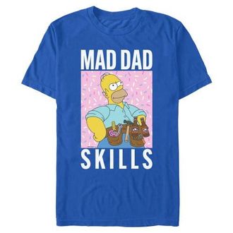The Simpsons Mens The Simpsons Mad Dad Skills Portrait Graphic T-Shirt in Royal Blue at Nordstrom, Size Xxx-Large