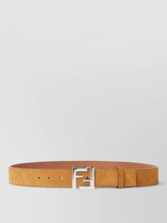 Fendi slim belt suede buckle ff squared