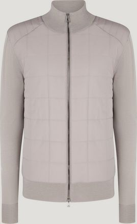 Belstaff Belstaff Kelbrook Zip Cardigan para hombre Lana merina Piedra pómez 2XL