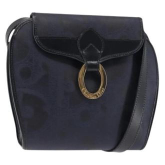 Dior Pre-owned Cross Body Bags, female, Blue, Size: ONE SIZE Pre-owned Plastic Shoulder Bag