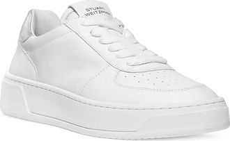 Stuart Weitzman Courtside Sneaker in White/silver at Nordstrom Rack, Size 10