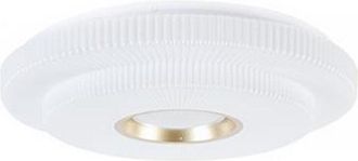 Trade Shop Trade Shop Traesio - Plafoniera Led Lampada Da Soffitto 60w Luce Bianco Freddo 6500k Oro Bianco 63824