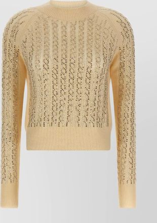 Ermanno Scervino wool cashmere studded jumper